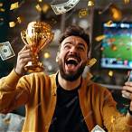 man wins football bet
